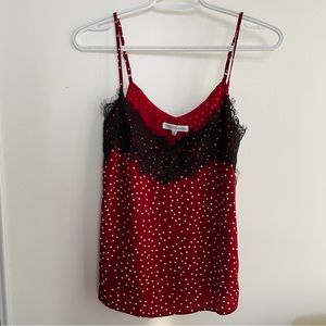Heartloom polka dots cami tank
